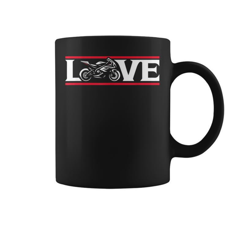 Love To Ride レース スポーツバイク ストリートバイク オートバイ コーヒーマグ
