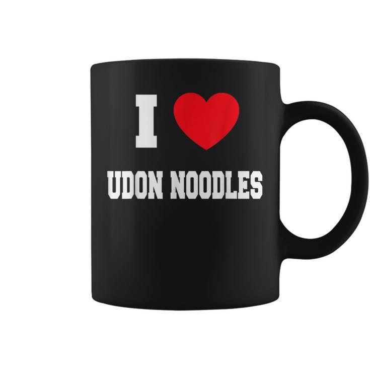 I Love うどん麺 コーヒーマグ