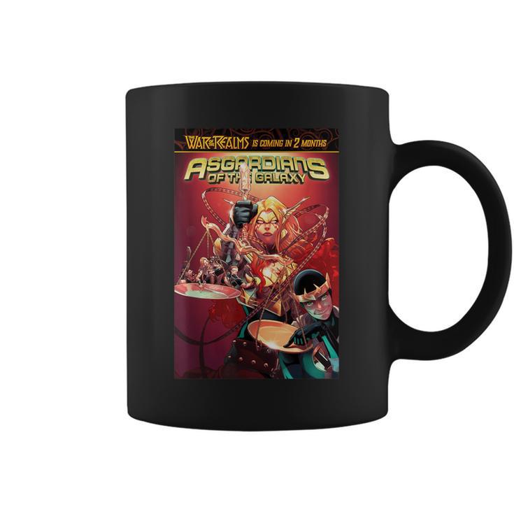 Marvel Comixology Asgardians Of The Galaxy Comic Book Cover Graphic Print Coffee Mug