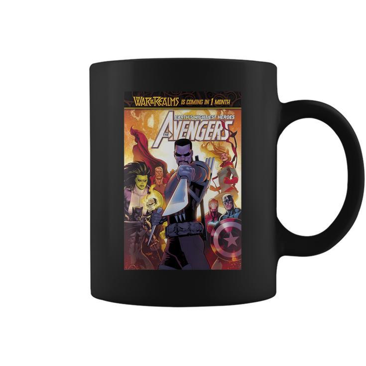 Marvel Comixology Avengers War Of Vampires Comic Book Cover Graphic Print Coffee Mug