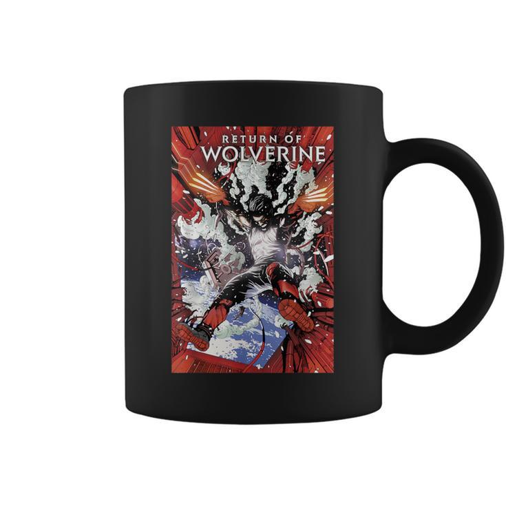 Marvel Comixology Return Of Wolverine Comic Book Cover Graphic Print Coffee Mug