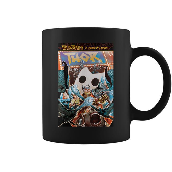 Marvel Comixology Thor Theater Comic Book Cover Graphic Print Coffee Mug
