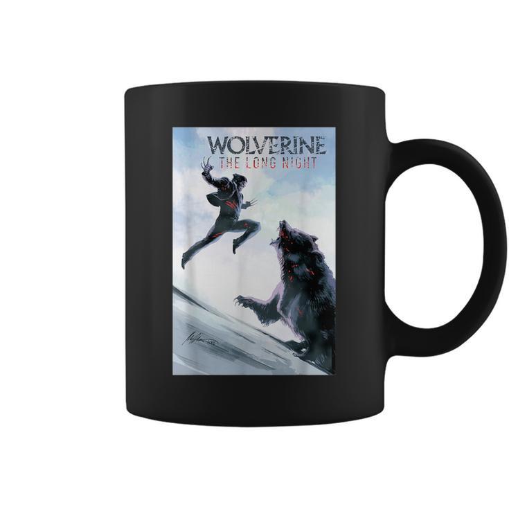 Marvel Comixology Wolverine Long Nights Comic Book Cover Graphic Print Coffee Mug