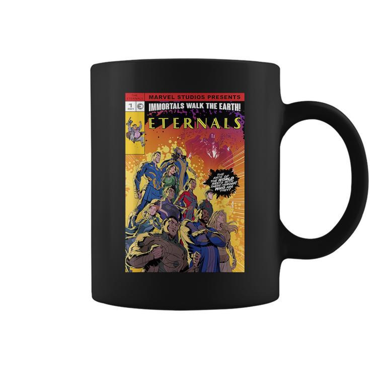 Marvel Eternals Group Shot Comic Book Cover Graphic Print Coffee Mug