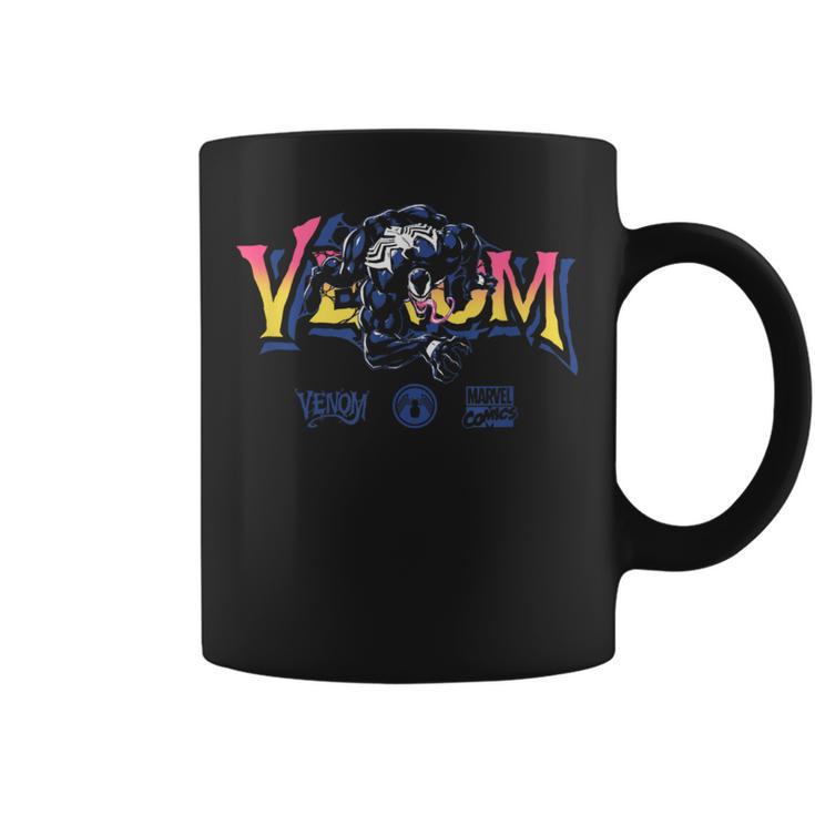 Marvel Spider-Man Venom Comic Book Awesome Logo Graphic Print Coffee Mug