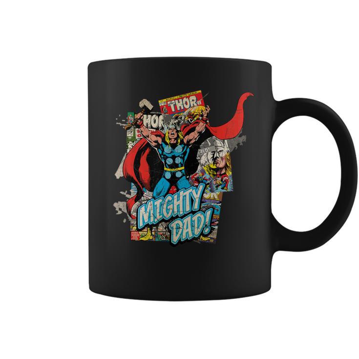 Marvel Thor Mighty Dad Comic Book Father's Day Graphic Print Coffee Mug