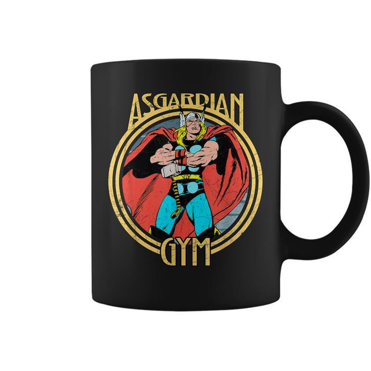 Marvel Thor Retro Comic Book Asgardian Gym Graphic Print Coffee Mug