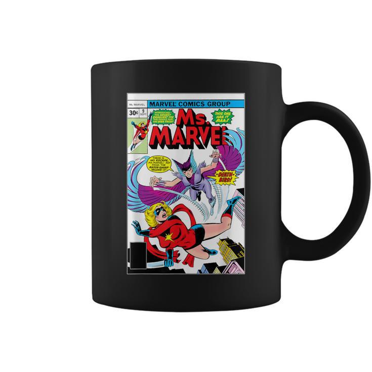 Marvel X-Men Ms Marvel Vs Death-Bird Comic Book Cover Graphic Print Coffee Mug