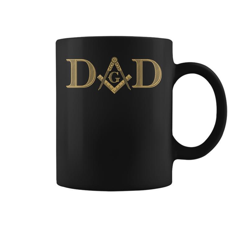 Mason Dad フリーメイソンシンボルロッジ フリーメイソンスクエア&コンパス コーヒーマグ