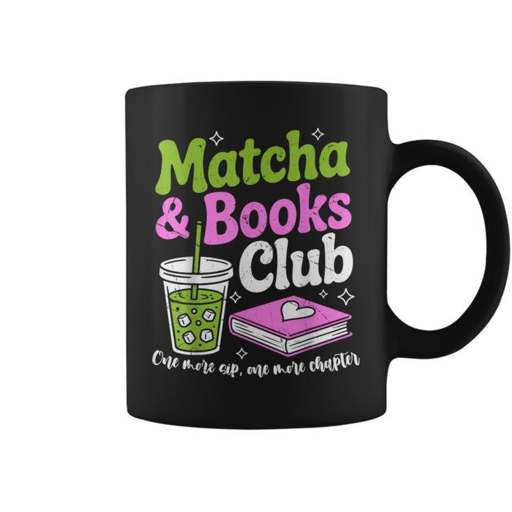 Matcha & Books Green Tea Lover ICES Matcha Latte Graphic Print Coffee Mug