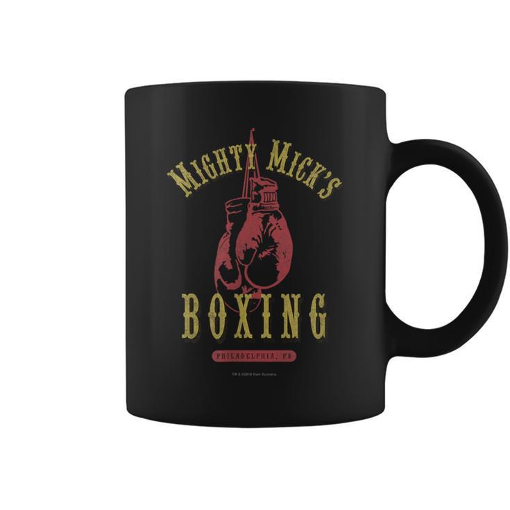 Mighty Mick's ボクシングジム ヴィンテージ アンティーク調 色あせ コーヒーマグ