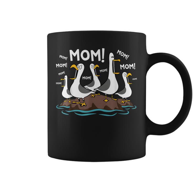 Mom Seagull Mama Seagulls Humor Coffee Mug