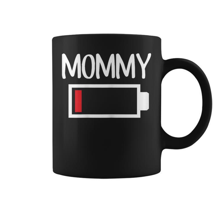 Mommy Low Battery Energy De Baja Energía Para Mamá Taza de café