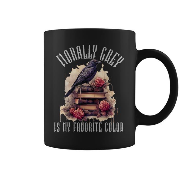 Morally Grey Is My Favorite Color Spicy Book Lovers Women Graphic Print Coffee Mug