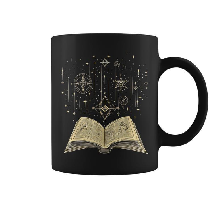 Mystic Astral Lunar Celestial Witch Spell Book Graphic Print Coffee Mug