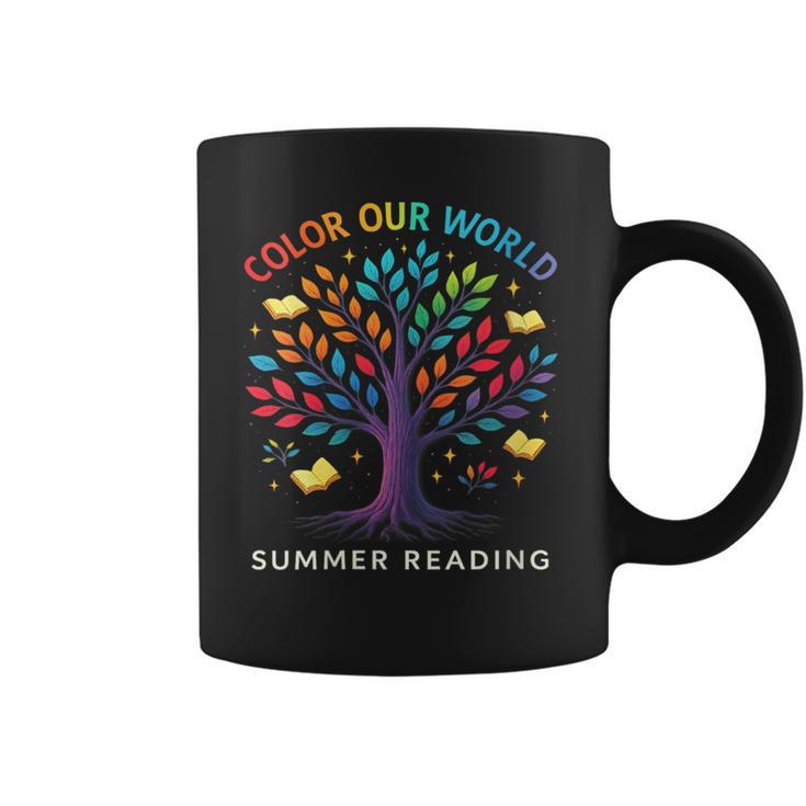 Mystical Tree Color Our World Summer Reading Books Graphic Print Coffee Mug