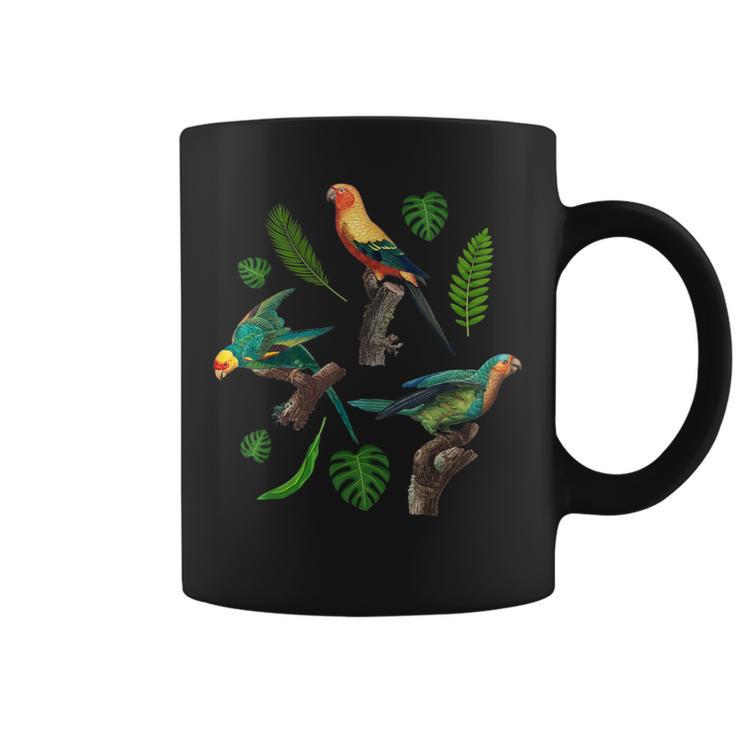 Nature Ornithologue Animal Oiseaux Amoureux De Perruche Tasse