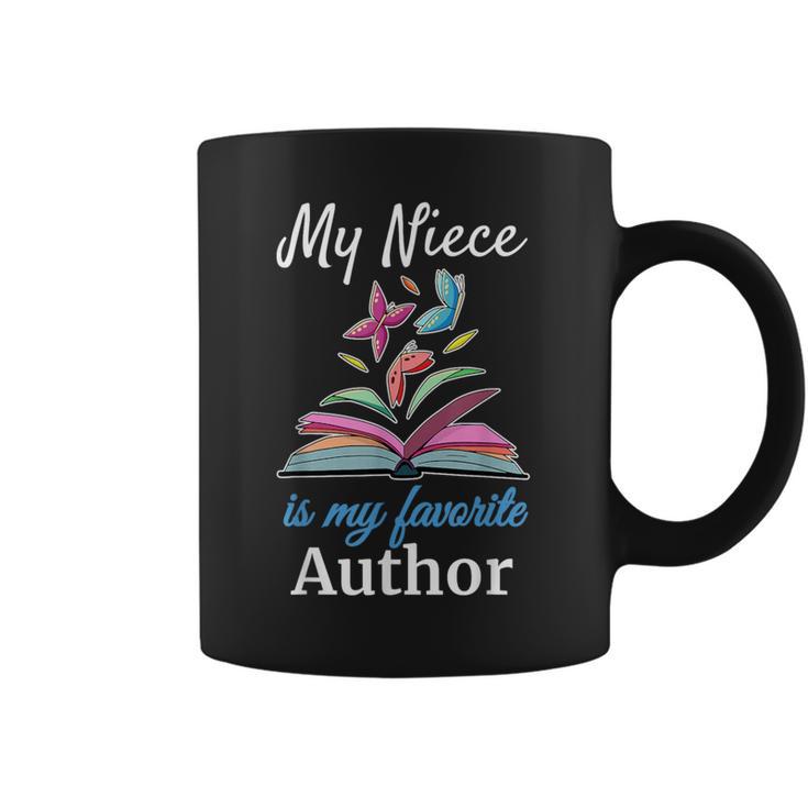 My Niece Is My Favorite Author For Book Lovers Graphic Print Coffee Mug My Niece Is My Favorite Author For Book Lovers Graphic Print Coffee Mug