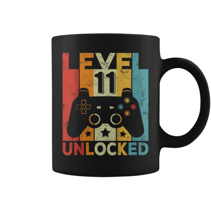 Niños 11 Cumpleaños Niño Niña 11 Años Gaming Controller Gamer Taza de café
