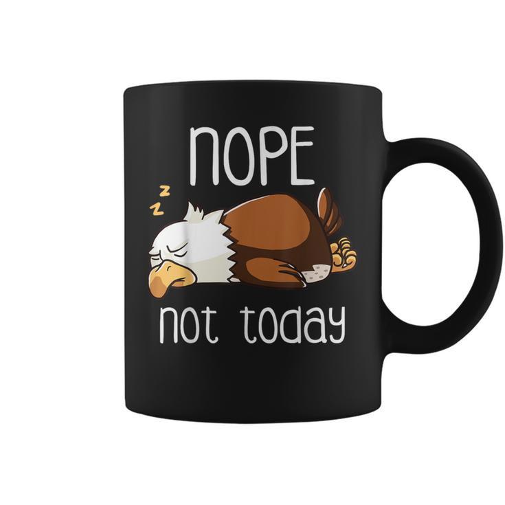 Nope Not Todayleeping American Bald Eagle Nap Early Bird コーヒーマグ
