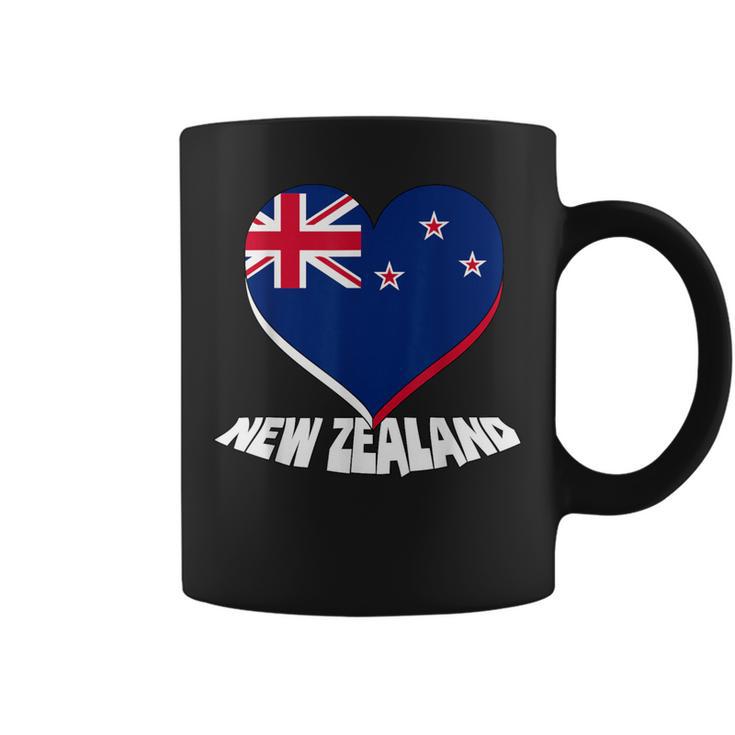 Nueva Zelanda Corazón Amor Nueva Zelanda Orgulloso Neozelandés Nueva Zelanda Taza de café