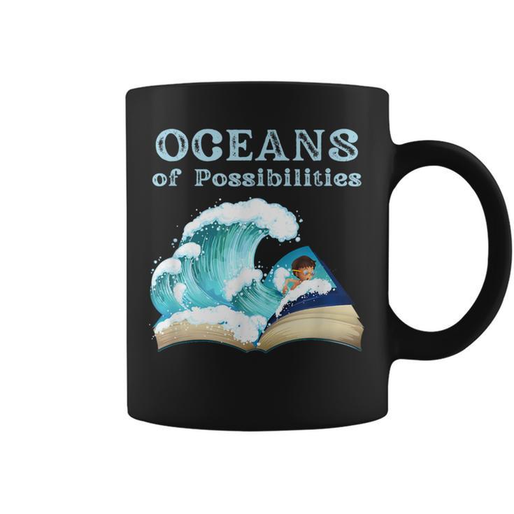 Oceans Of Possibilities Book Waves Summer Reading 2022 For Men Women Kids Graphic Print Coffee Mug