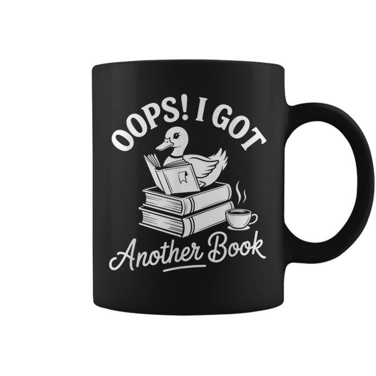 Oops I Got Another Book Goose Goose Reader Graphic Print Coffee Mug