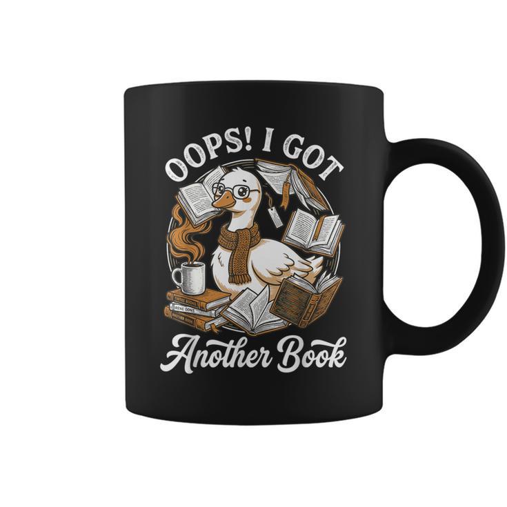 Oops I Got Another Book Silly Goose Reading Books Bookworms Graphic Print Coffee Mug