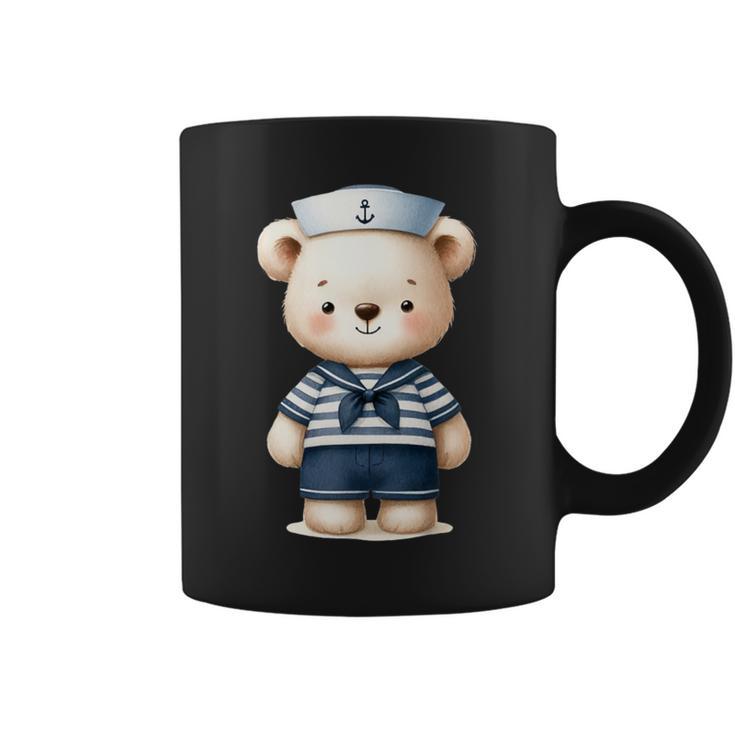 Oso Marinero Para Niños Niñas Niños Taza de café