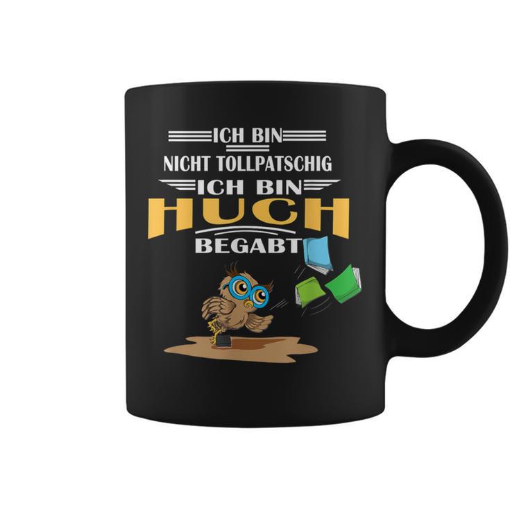 Owl Nicht Tollpatschig Bin Huchbegabt Reading Books Graphic Print Coffee Mug