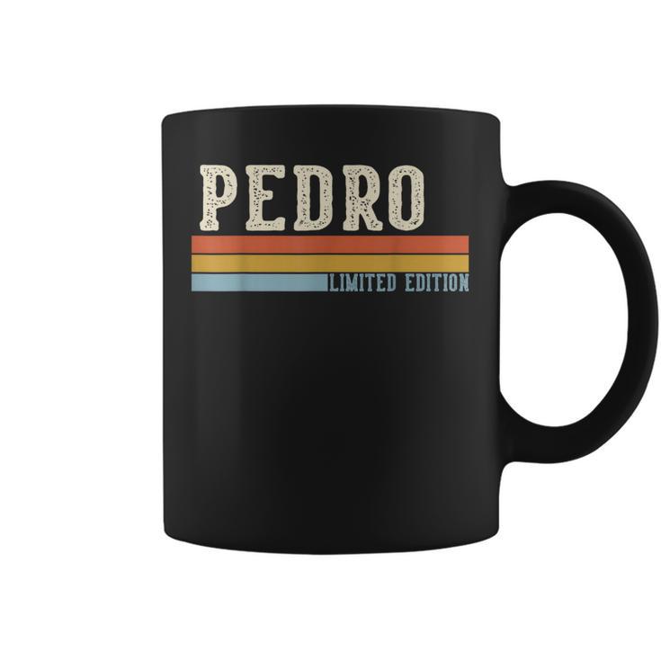 Pedro Retrointage Hombres Niños Niños Nombre Taza de café