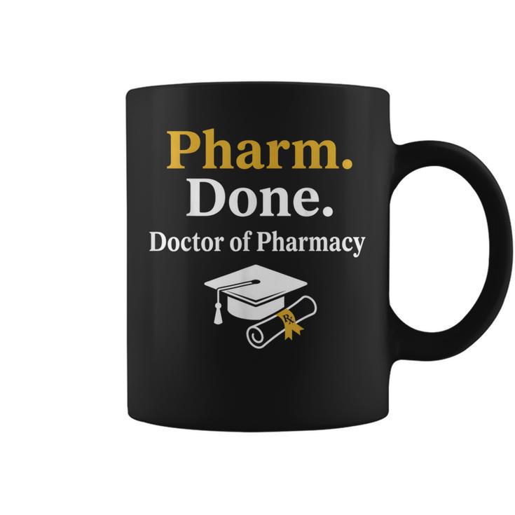 Pharm Done ドクターオブファーマシー 卒業式 コーヒーマグ
