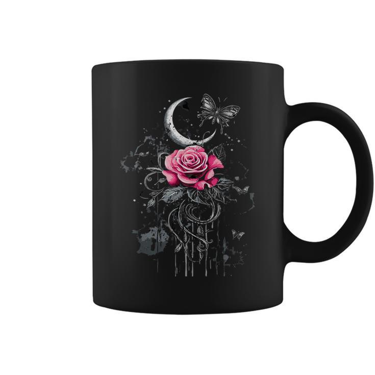 Pink Rose Flower Botanist Garden Gardening Flower Rose Coffee Mug
