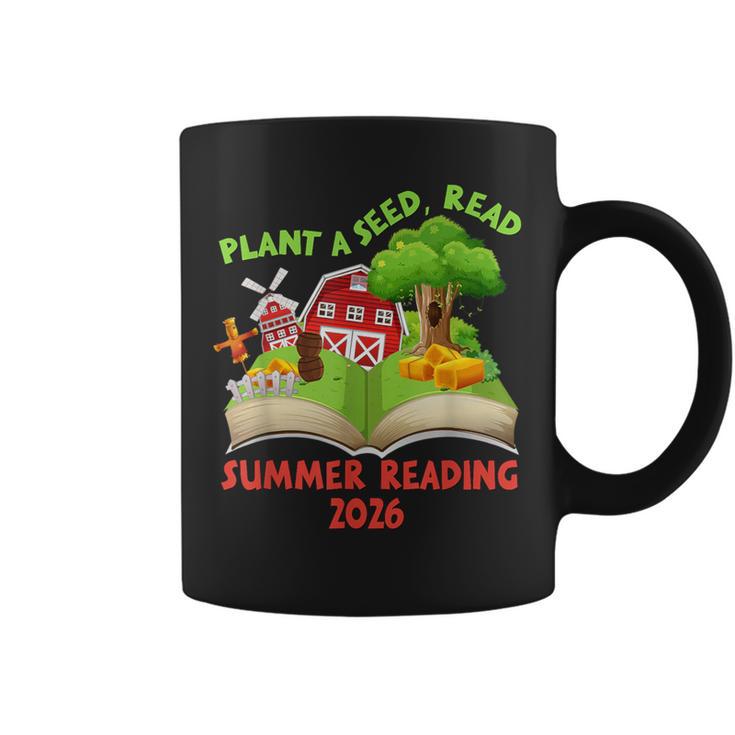 Plant A Seed Read Summer Reading 2026 Kids Library Book Farm Graphic Print Coffee Mug