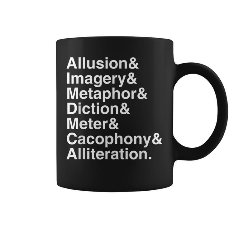 Poetry Literary Devices コーヒーマグ