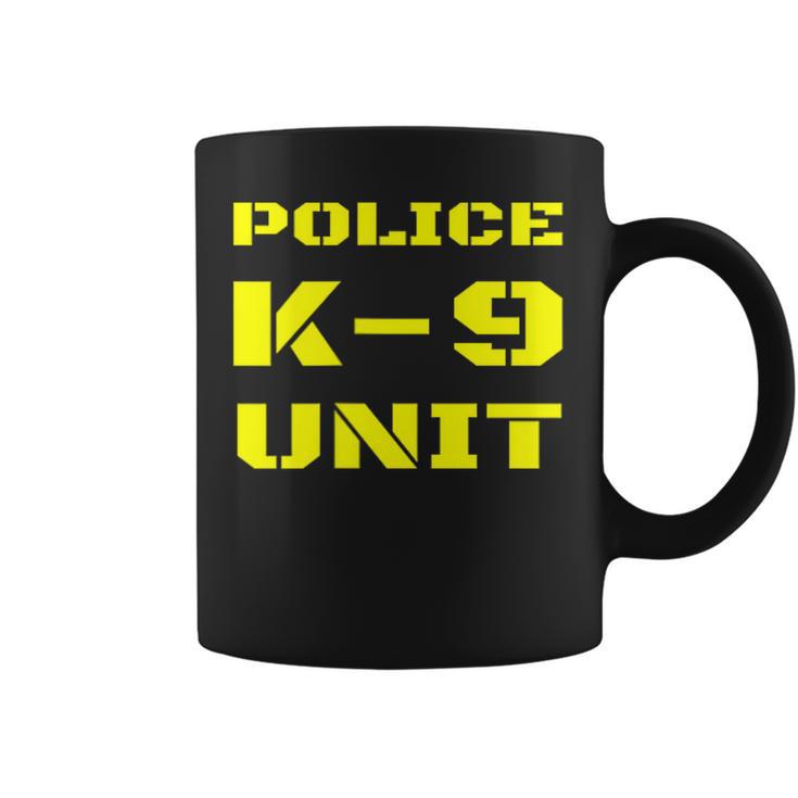 Police K-9ユニット ドッグハンドラー オンデューティー K9 チームオフィサー タクティカル コーヒーマグ