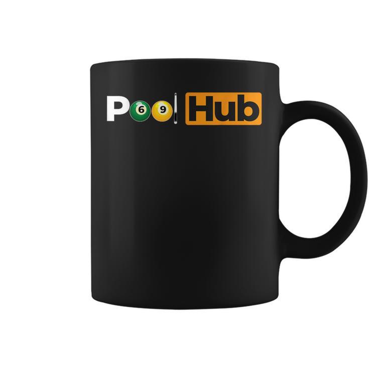 Pool Hub 8 Ball Billiard Game Pool Player Coffee Mug