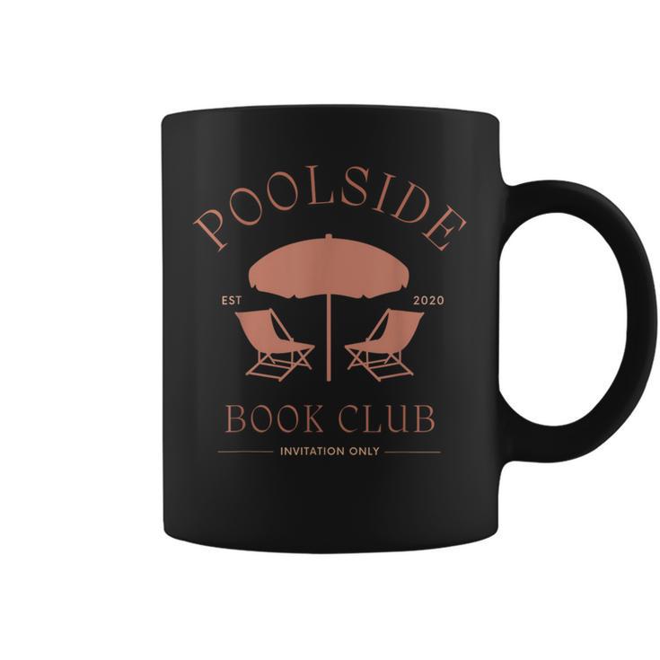 Poolside Book Club Summer Reading Book Lover Swimming Shirt Men Women Graphic Print Coffee Mug