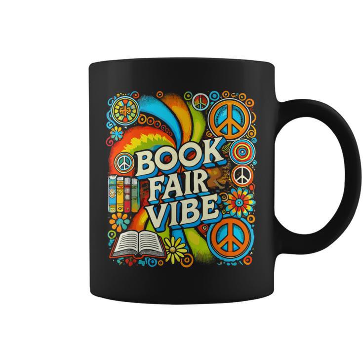 Psychedelic Book Fair For Avid Readers Bookaholic Librarian Graphic Print Coffee Mug