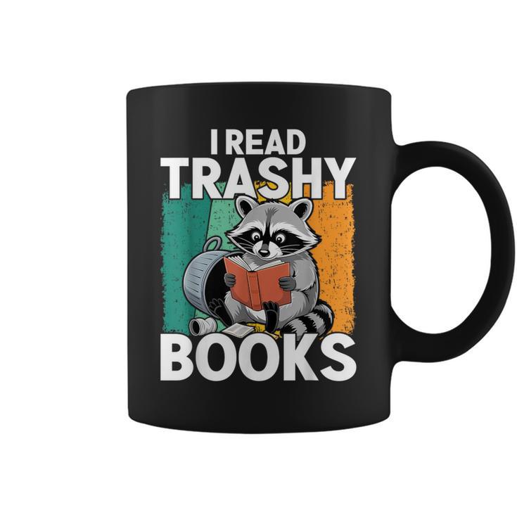 Raccoon Smutty Book Lover Spicy Romance Novels Women's Graphic Print Coffee Mug
