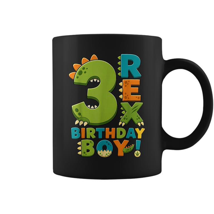 Rawr I'm 3 Three Rex Dinosaur 3Rd Birthday Boy Party コーヒーマグ