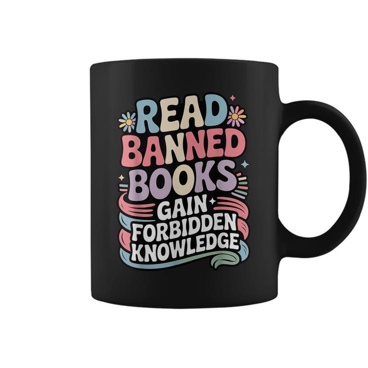 Read Banned Books Gain Forbidden Knowledge Book Enthusiasts Graphic Print Coffee Mug