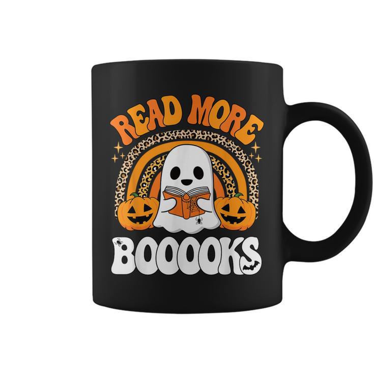 Read More Books Booooks Ghost Pumpkin Cute Teacher Halloween Graphic Print Coffee Mug