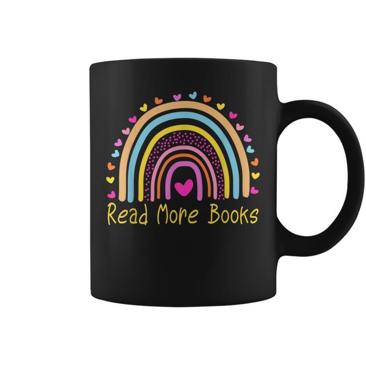 Read More Books English Teacher Rainbow Graphic Print Coffee Mug Read More Books English Teacher Rainbow Graphic Print Coffee Mug