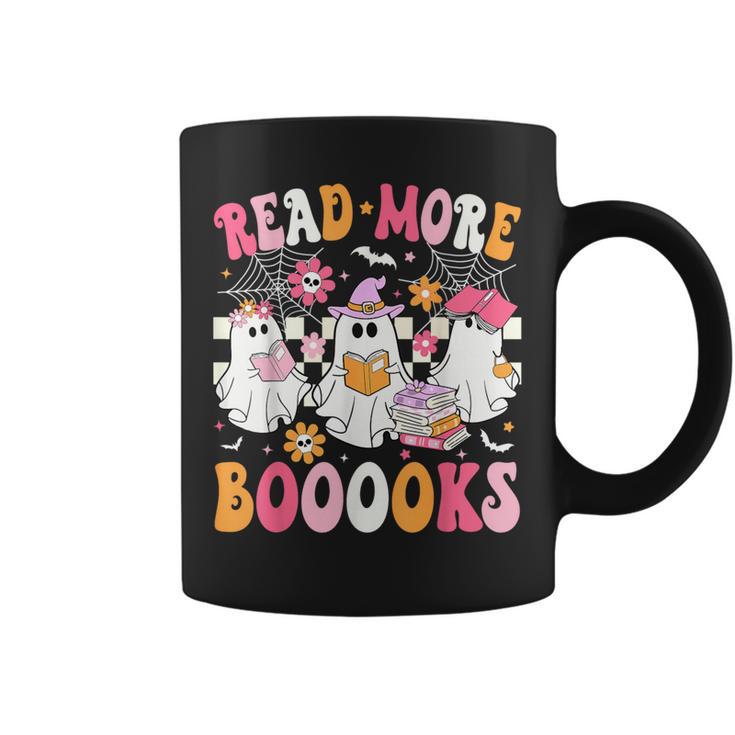 Read More Books Ghosts Reading Book Teacher Halloween Graphic Print Coffee Mug