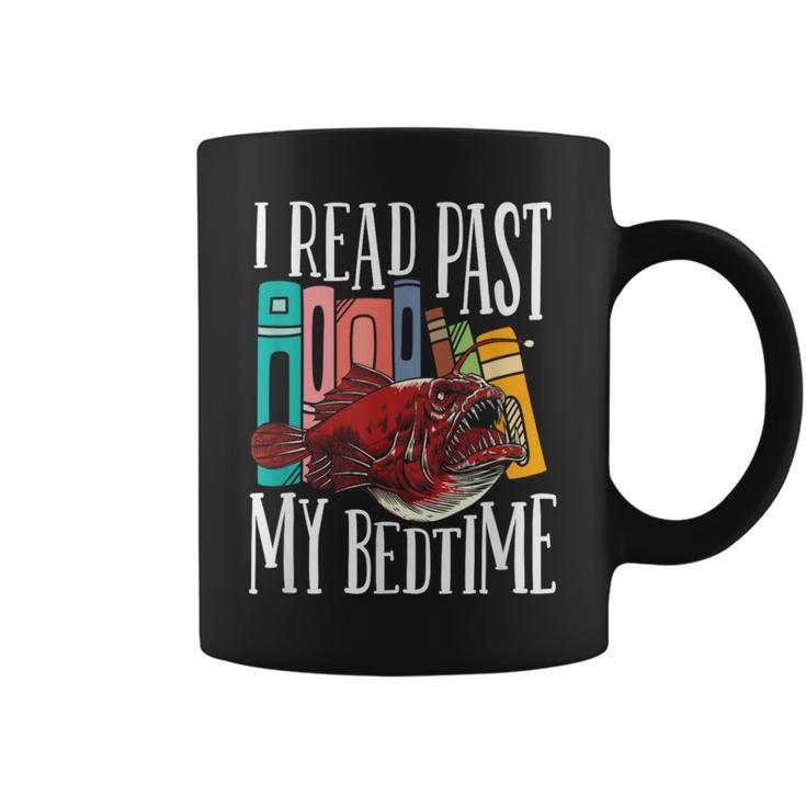 I Read Past My Bedtime Bookworm Book Lovers Graphic Print Coffee Mug