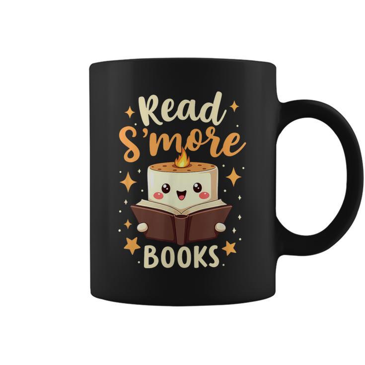 Read S'More Books Reading Campfire Camping Graphic Print Coffee Mug
