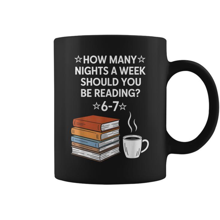 Reading 6-7 Six Seven Meme English Teacher Book Lover Graphic Print Coffee Mug