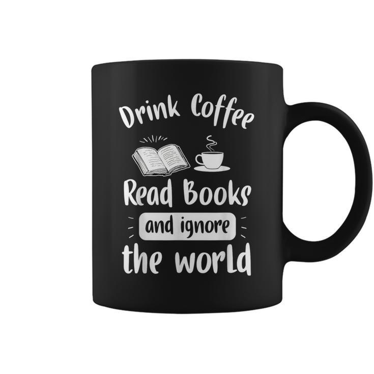 Reading Book Literature Library T-Shirt Graphic Print Coffee Mug