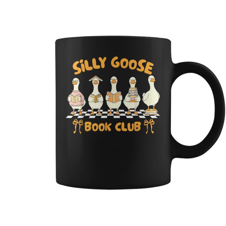 Reading Book Lover Bookish Reader Silly Goose Book Club Graphic Print Coffee Mug